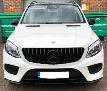 MERCEDES GLE W166 SUV 2015-2018 AMG FRONT GRILLE GLOSS BLACK