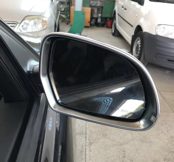 AUDI A3 S3 8P 08-10 COPERTURE SATINATE CON FORO FRECCIA SPECCHI CALOTTE SLINE AUTOELEGANCERICAMBI