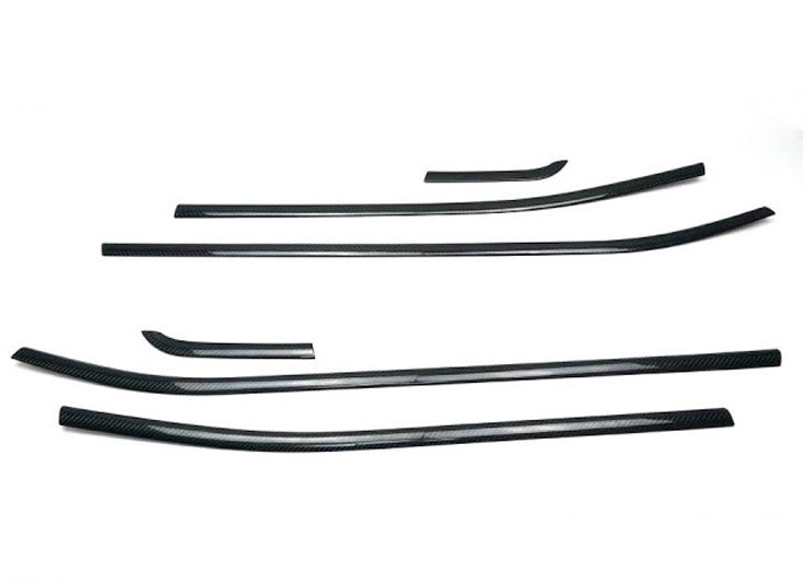 ADHESIVE MOULDS JEEP RENEGADE 2015+ CARBON STEEL WINDOW FRAME