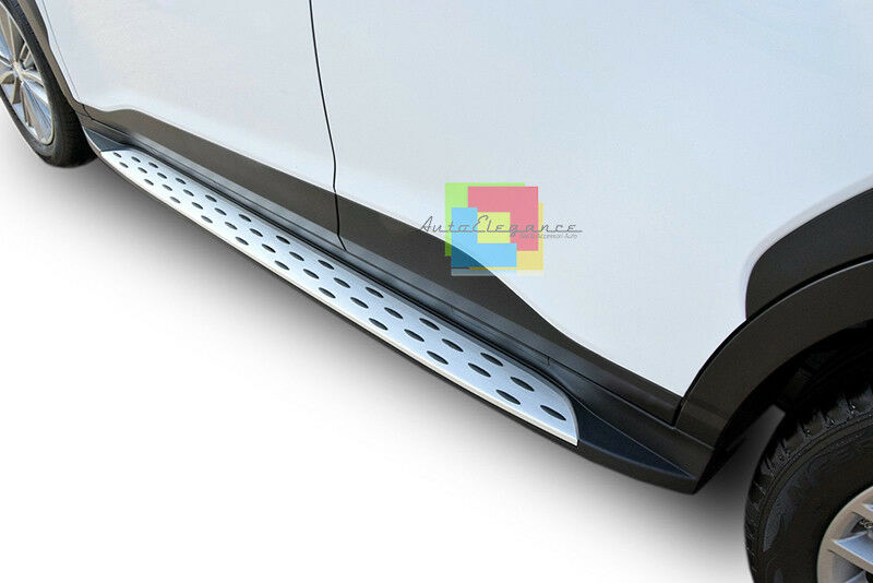 PEDANE LATERALI PER HYUNDAI KONA DAL 2017 IN POI SOTTOPORTA ANTISCIVOLO