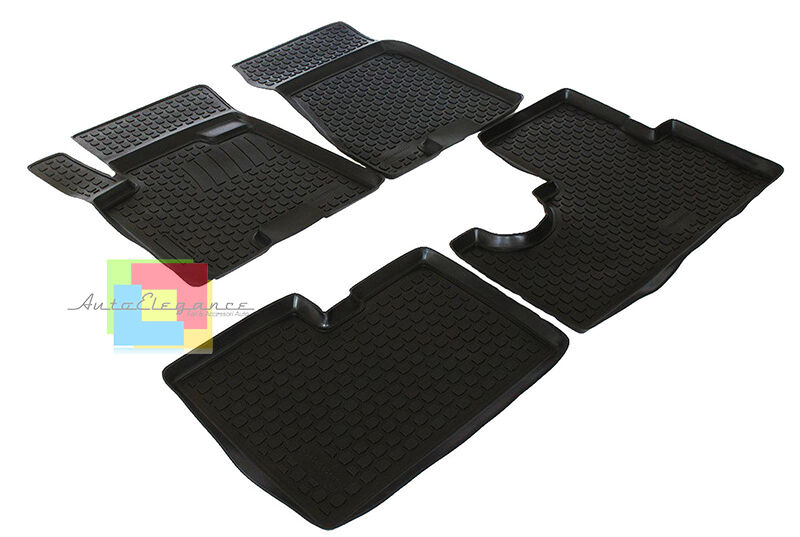 HYUNDAI TUCSON 2004-2010 SET TAPPETINI AUTO IN GOMMA - TAPPETI TOP QUALITA -1