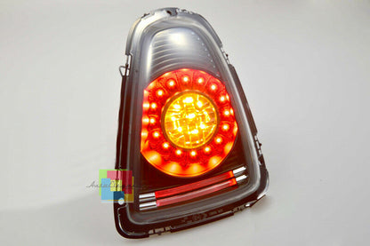 FARI POSTERIORI LED PER MINI COOPER R56 R57 2006-2010 LOOK TUNING FANALI NERI