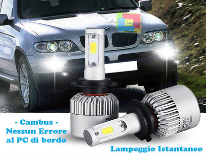LAMPADE FENDINEBBIA A LED BMW X5 E53 2000-2007 CAMBUS BIANCO CREE