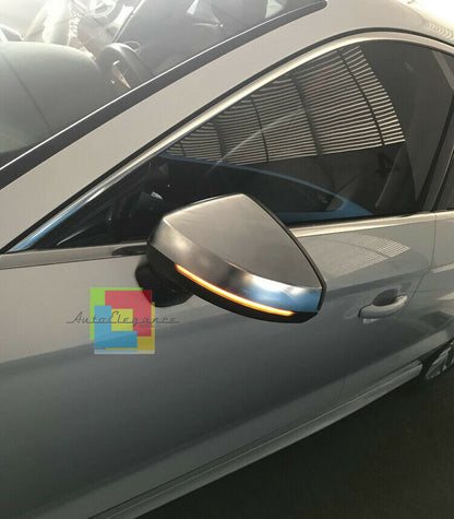 AUDI A3 8V 2012-2018 FRECCIA LED DINAMICA PER SPECCHI LATERALI LOOK FUME AUTOELEGANCERICAMBI