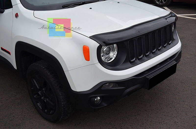 SPOILER SUL COFANO ANTERIORE JEEP RENEGADE 2015+ SPOILER PARASASSI IN ABS
