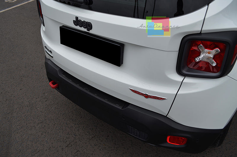 JEEP Renegade 2015+ PIASTRA IN CARBONIO DECORATIVA PORTELLONE POSTERIORE