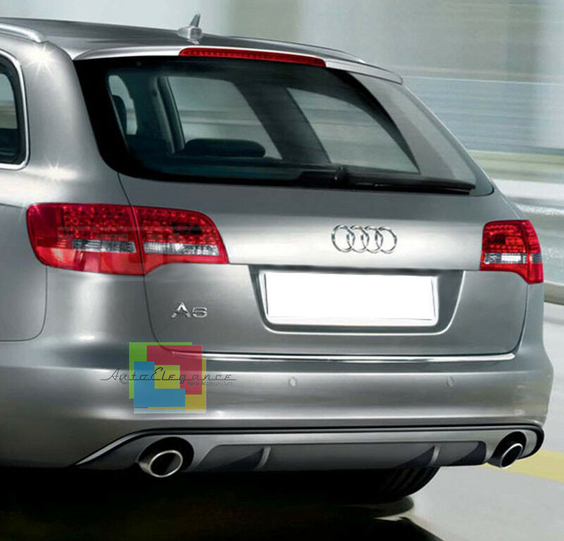 RS6 DIFFUSORE PER AUDI A6 4F C6 2009-2011 LIFT SPOILER SOTTO PARAURTI ESTRATTORE