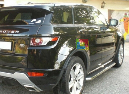 PEDANE LATERALI RANGE ROVER EVOQUE DYNAMIC 2011-2015 SOTTOPORTA IN ALLUMINIO