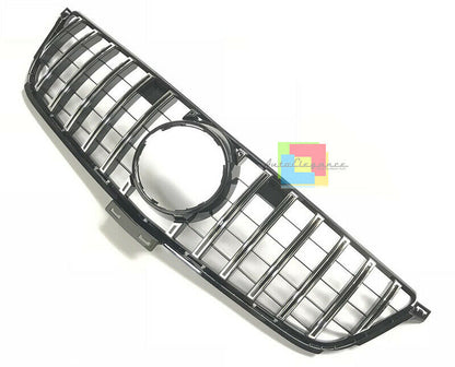 GRIGLIA ANTERIORE MERCEDES ML W166 2011-2015 MASCHERINA AMG PROFILI CROMATI