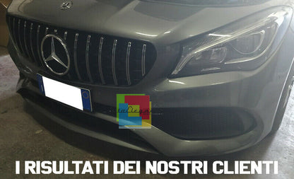 MERCEDES CLA W117 2013 AL 2016 GRIGLIA ANTERIORE AMG PANAMERICANA PROFILI CROMAT