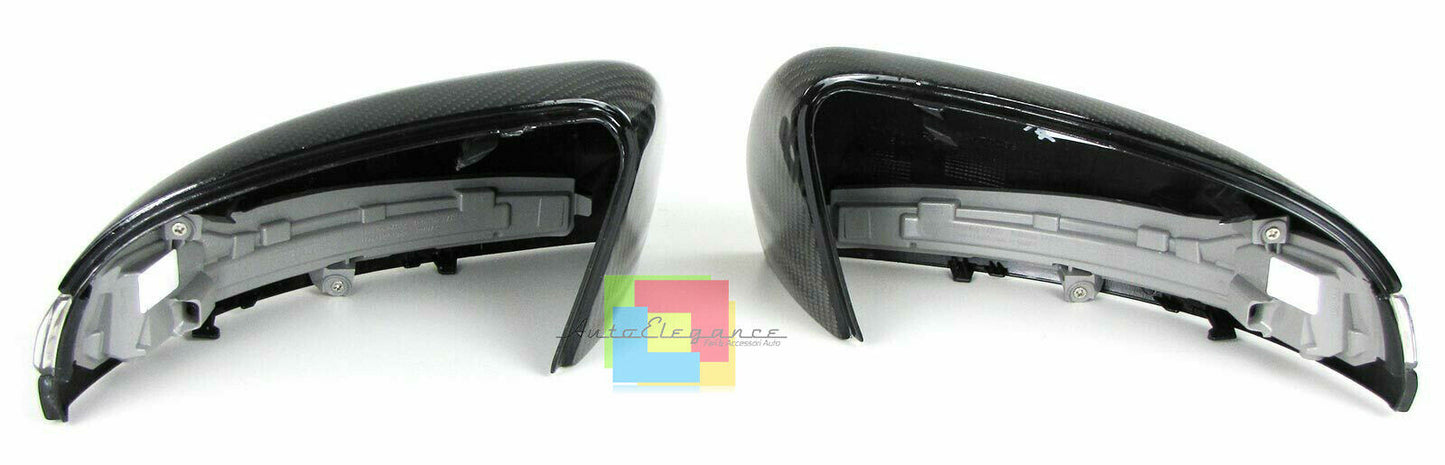 MERCEDES S-CLASS W222 CARBON LOOK REPLACEMENT MIRRORS ABS MIRROR CAPS