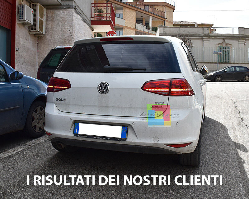 VW GOLF 7 VII DAL 2012 IN POI COPPIA FARI POSTERIORI FRECCIA LED DESIGN GTI .-