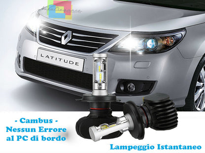 LAMPADE ABBAGLIANTI LAMPEGGIO ISTANTANEO LED RENAULT LATITUDE 2010+ CREE