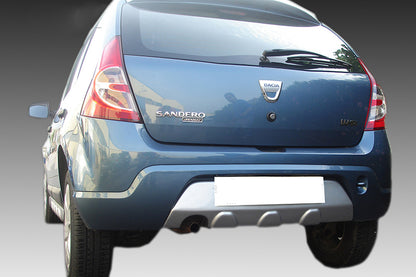 DACIA SANDERO I 2008-2012 DIFFUSORE SOTTO PARAURTI POSTERIORE IN ABS AUTOELEGANCERICAMBI