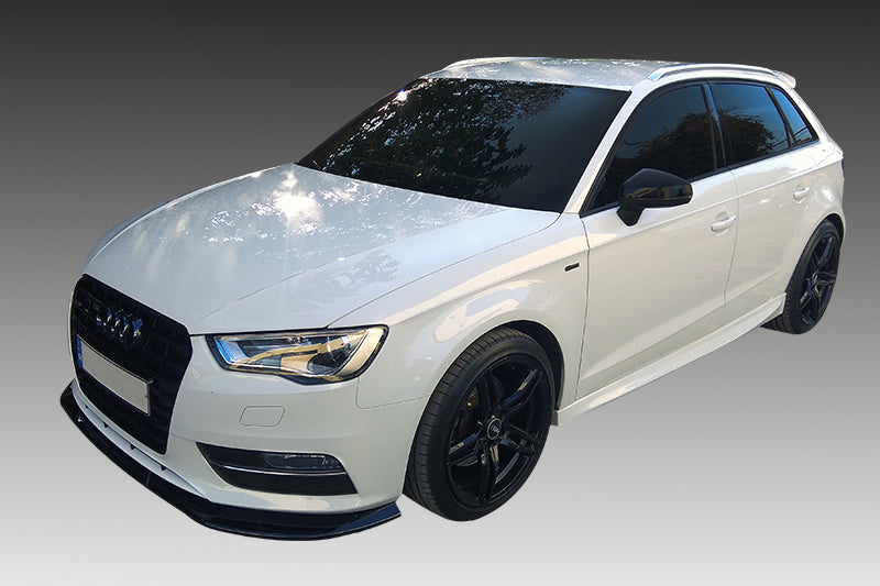 AUDI A3 8V 2012-2015 SOTTO PARAURTI LAMA ANTERIORE SPOILER ABS / PLASTIC AUTOELEGANCERICAMBI