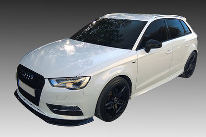 AUDI A3 8V 2012-2015 SOTTO PARAURTI LAMA ANTERIORE SPOILER ABS / PLASTIC AUTOELEGANCERICAMBI