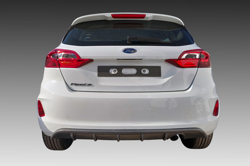 FORD FIESTA VIII 2017+ DIFFUSORE SPOILER SOTTO PARAURTI POSTERIORE IN ABS