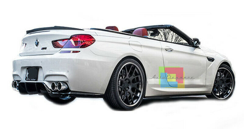 BMW SERIE 6 F13 CABRIO SPOILER POSTERIORE SUL COFANO IN ABS - LOOK M6 .-. AUTOELEGANCERICAMBI