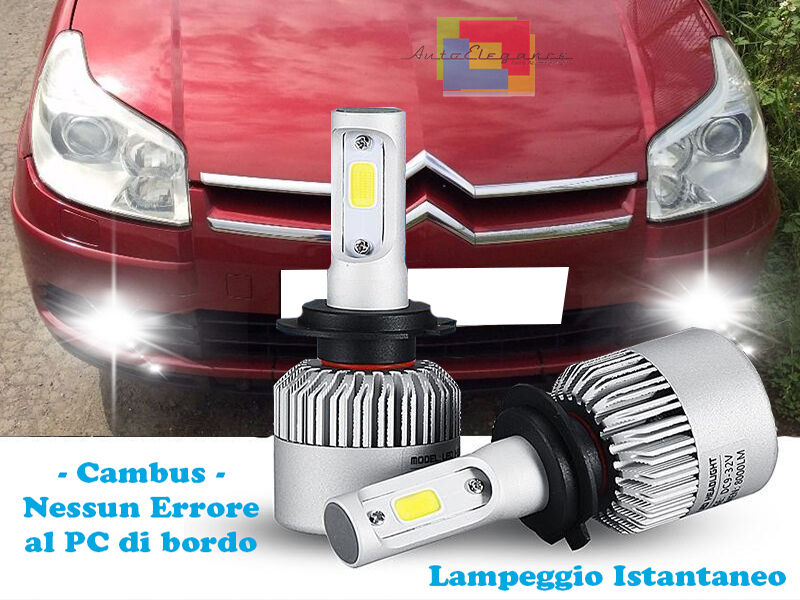 LAMPADE FENDINEBBIA A LED CITROEN C5 2004-2008 CAMBUS BIANCO GHIACCIO CREE