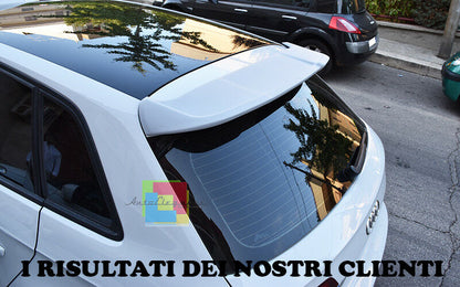 SPOILER POSTERIORE SUL TETTO AUDI A3 8V SPORTBACK 2012+ LOOK RS3