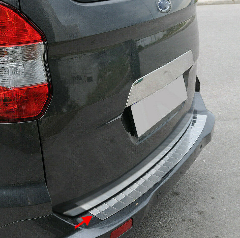 PIASTRA CROMATA PORTELLONE COFANO POSTERIORE FORD TOURNEO TRANSIT COURIER INOX