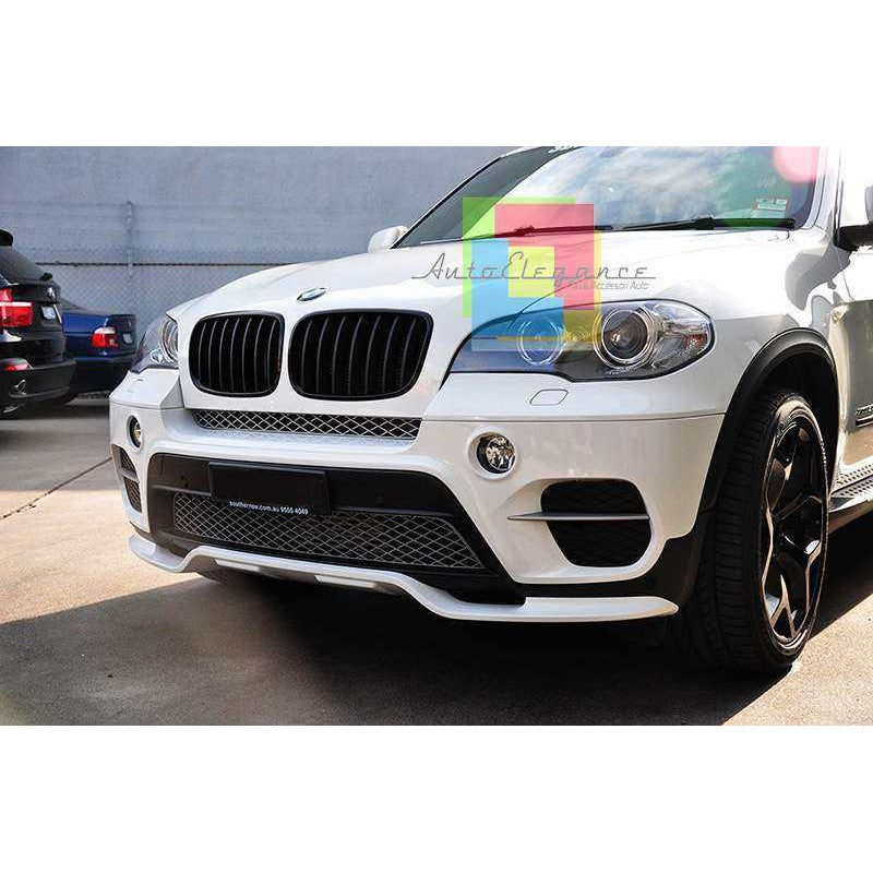 BMW X5 E70 2006-2010 SPOILER SOTTO PARAURTI ANTERIORE E POSTERIORE LOOK M AUTOELEGANCERICAMBI