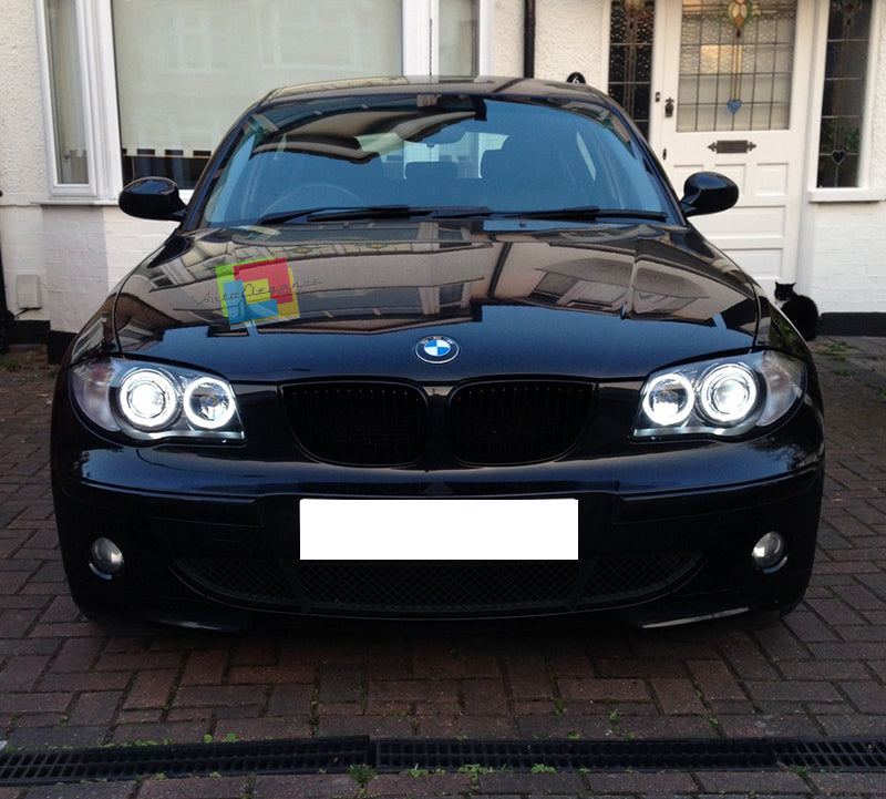 LAMPADE ANGEL EYES BMW SERIE 6 E63 E64 04-07 40W 6000K LED BIANCO NO ERROR