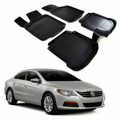 VW PASSAT CC TAPPETINI AUTO IN GOMMA - TAPPETI TOP QUALITA -1