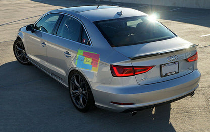 SPOILER POSTERIORE SUL COFANO AUDI A3 8V BERLINA 2012+ LOOK S3 S-LINE