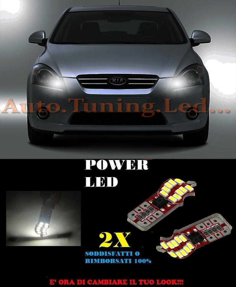 LUCI POSIZIONE KIA CEE'D CEED T10 BIANCO 20 LED SUPER QUALITA