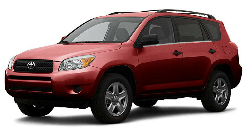 MODANATURE ADESIVE TOYOTA RAV4 III CORNICI FINESTRINI CROMATE ACCIAIO INOX .