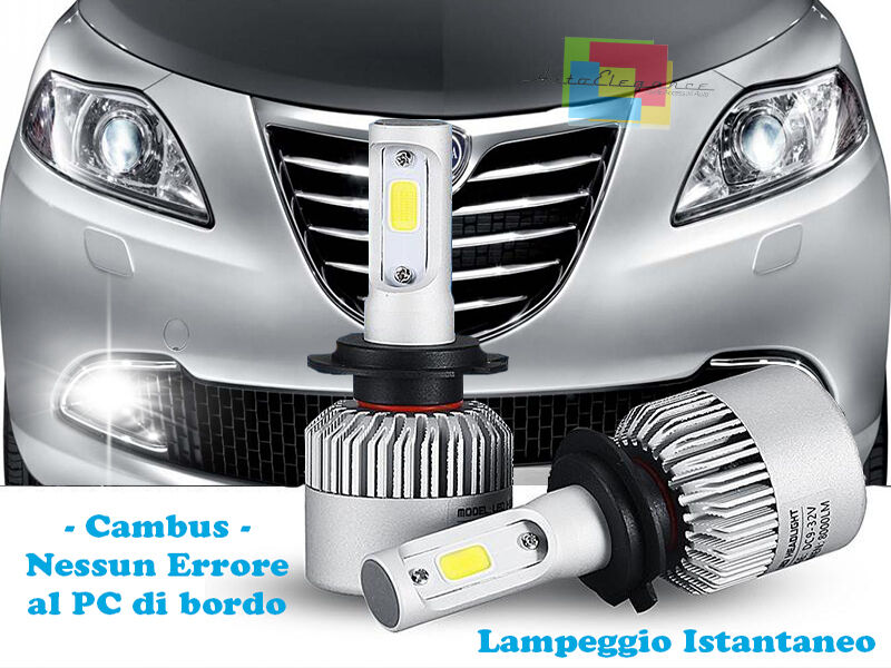 LAMPADE FENDINEBBIA A LED LANCIA YPSILON 2011+ CAMBUS BIANCO GHIACCIO CREE