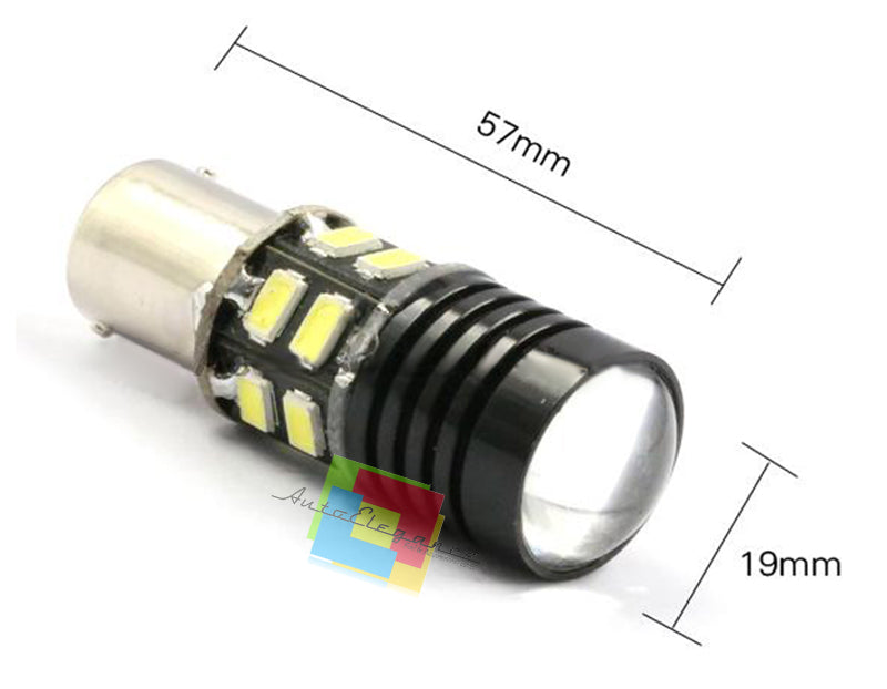 LAMPADE RETROMARCIA A LED P21W BA15 BMW SERIE 3 F30 F31 2011+ 6000K NO ERROR