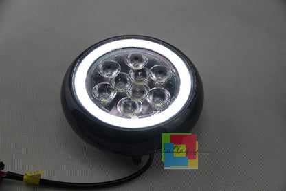 COPPIA FARI SUPPLEMENTARI MINI COOPER R55 DIURNE LED - ANGEL EYES AUTOELEGANCERICAMBI