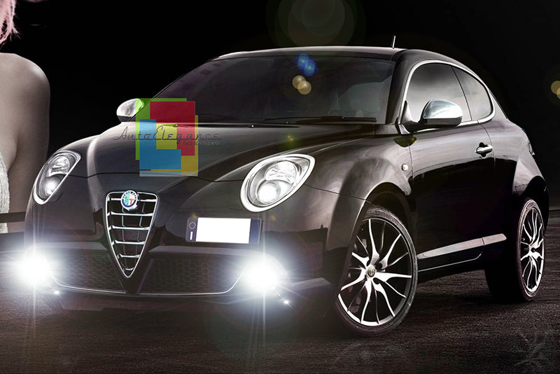 BMW SERIE 3 F30 F31 LAMPADE H8 CREE LED FENDINEBBIA 6000K BIANCO RAPIDO AUTOELEGANCERICAMBI