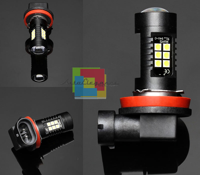 FORD FOCUS MK3 2010+ LAMPADE FENDINEBBIA H8 FULL LED Top Qualit&agrave; - NO ERROR