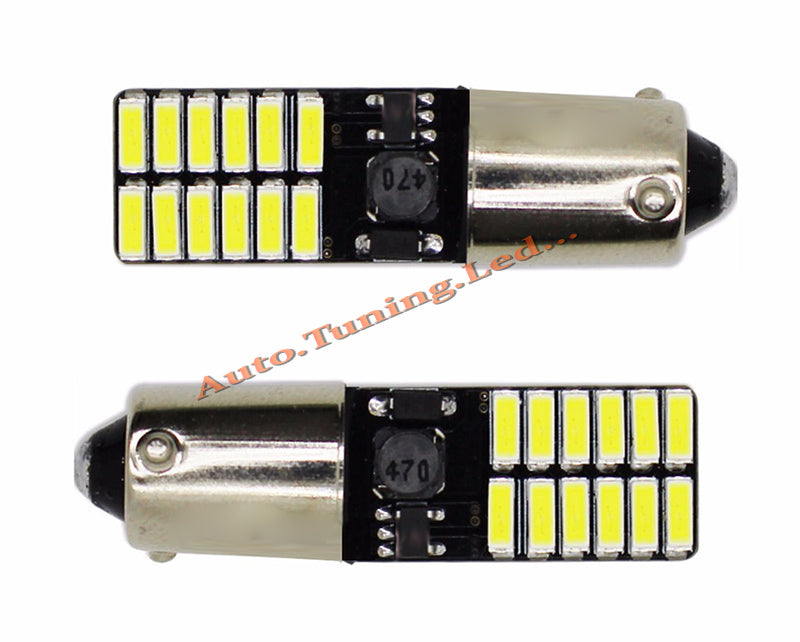 PORSCHE 911 996 2002-2005 LUCI POSIZIONE 24 LED BIANCO H6W BA9S SUPER QUALITA