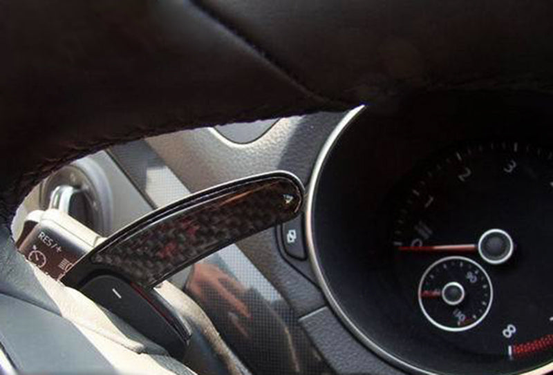 CARBON STEERING WHEEL SHIFT LEVERS AUDI A7 S7 2007-2014 - 3M DECORATIVE ADHESIVES