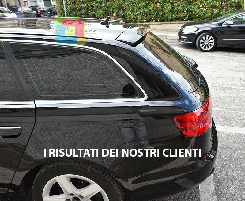 SPOILER POSTERIORE AUDI A6 4F C6 2004-2011 SUL TETTO S6 S-LINE TOP QUALITA' .-.