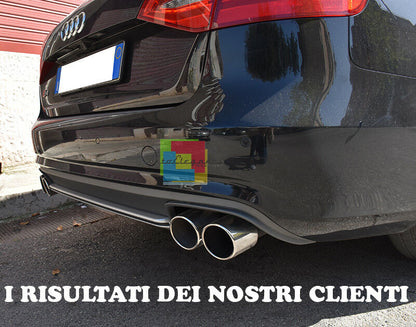 SPOILER SOTTO PARAURTI AUDI A4 B8 8K 2007-2012 DIFFUSORE POSTERIORE S4