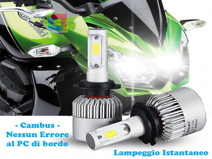 KAWASAKI Z750 LOW BEAM + HIGH BEAM LED INSTANT FLASH 6000K