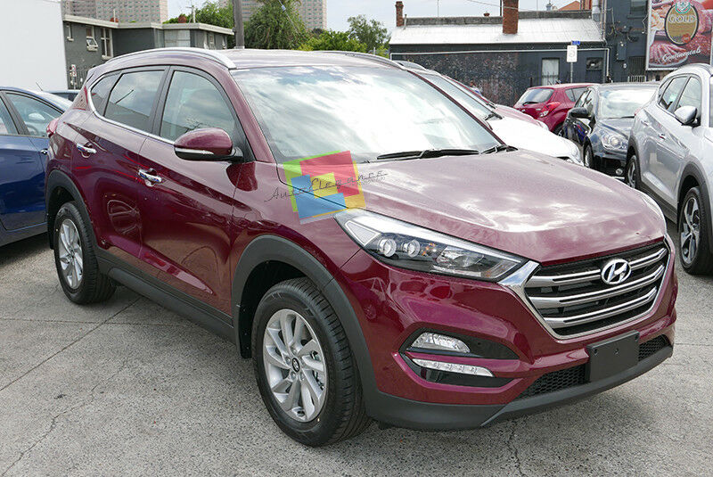 CORNICE FINESTRINI CROMATA HYUNDAI TUCSON TLE 2015+ MODANATURE ADESIVE ACCIAIO.- AUTOELEGANCERICAMBI
