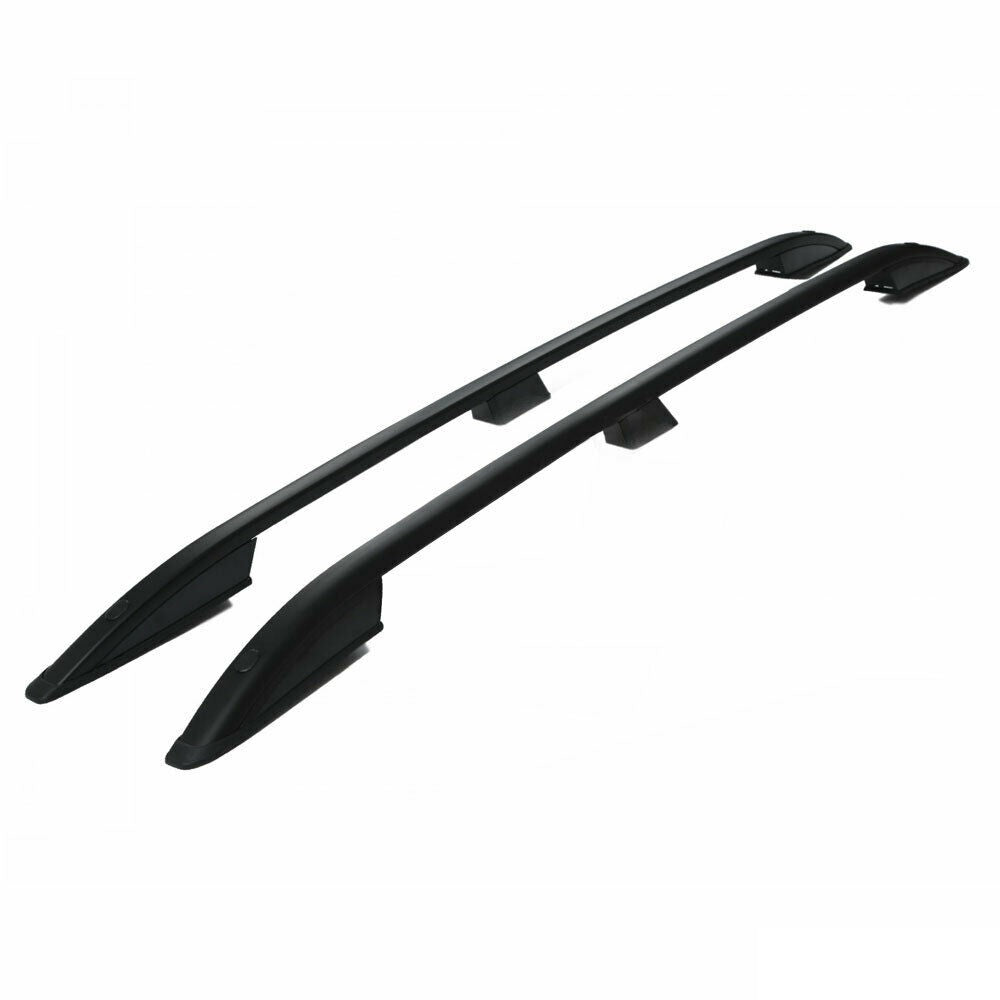 BARRE TETTO MANCORRENTI NERE IN ALLUMINIO VW T6 Multivan Caravelle dal 2015 in poi PASSO CORTO AUTOELEGANCERICAMBI