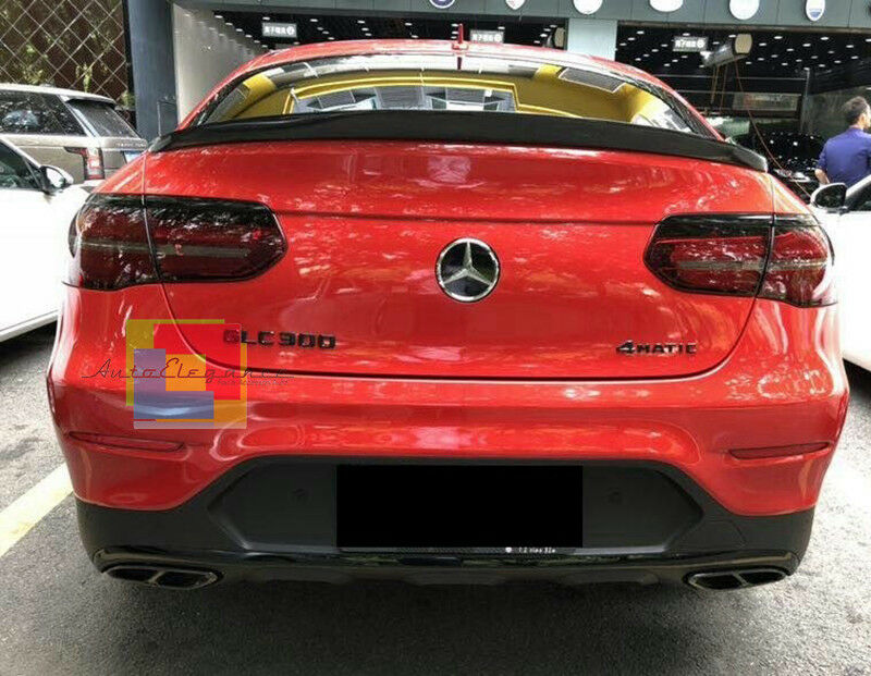 REAR HOOD SPOILER MERCEDES GLC COUPE C253 2015+ TOP QUALITY BLACK