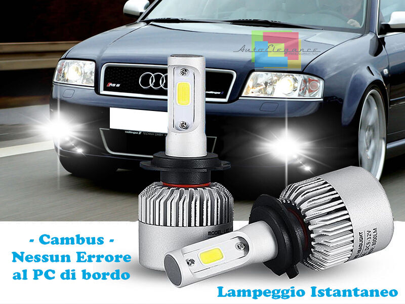 LAMPADE FENDINEBBIA A LED AUDI A6 B5 C5 CAMBUS BIANCO GHIACCIO
