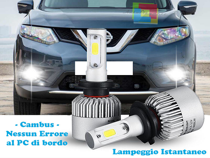 LAMPADE FENDINEBBIA A LED NISSAN X-TRAIL 2013+ CAMBUS BIANCO GHIACCIO CREE