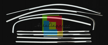 CORNICE FINESTRINI CROMATA BMW SERIE 3 F30 2011-2015 BERLINA MODANATURE ADESIVE AUTOELEGANCERICAMBI
