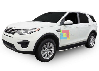 LAND ROVER DISCOVERY SPORT 2015+ PEDANE LATERALI ACCIAIO INOX & PVC SOTTO PORTA