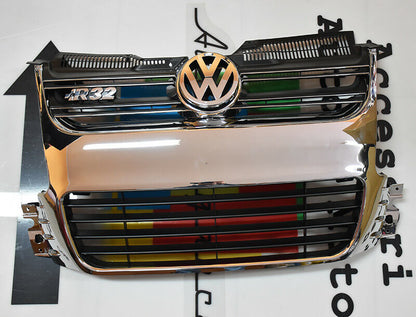 VW GOLF 5 2003-2008 - PARAURTI ANTERIORE DESIGN R32 CON GRIGLIA - IN ABS .-