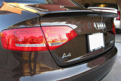 SPOILER POSTERIORE AUDI A4 B8 8K 08-12 BERLINA ALETTONE SUL COFANO S-LINE S4